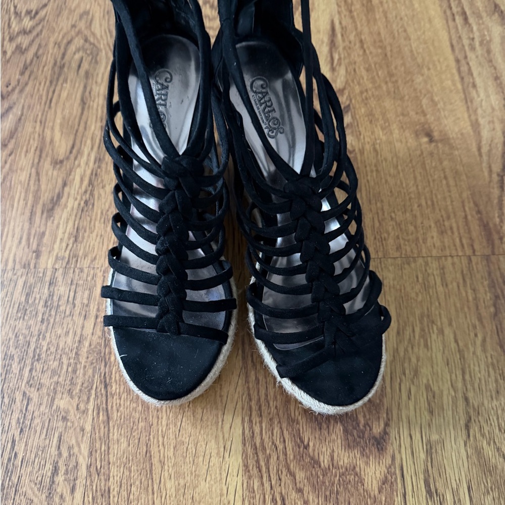 Black Women's Strappy Sandals